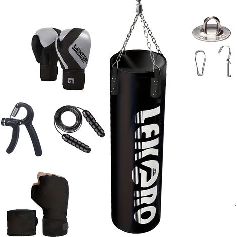 Sac de frappe, cuir synthétique durable, conception robuste, 120cm (1/2)
