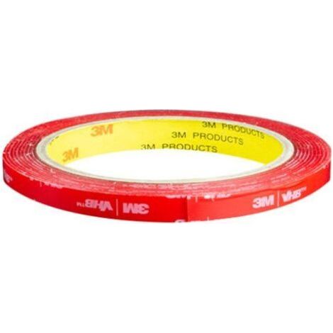 3M VHB 4910 Extra Strong Double-Sided Transparent Adhesive Tape, Waterproof and Ultra High Temperature Resistant for Decoration & Fixing of Cars and Homes (5mm x 3m) (1/4)