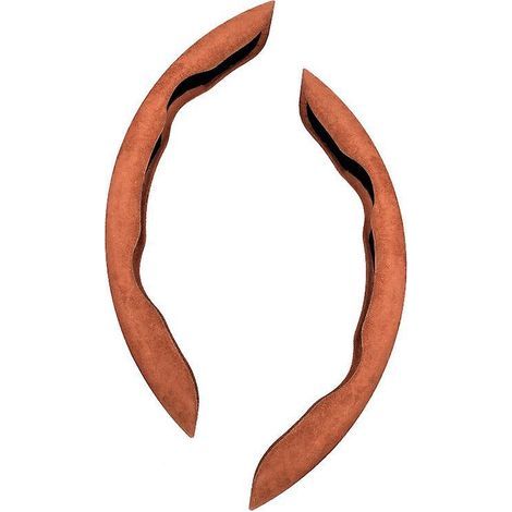 Marrone - Coprivolante in pelle ribaltabile General Motors da 38 cm, decorazione per auto, accessori per interni, coprivolante, ricambi auto, coprivolante I (1/3)