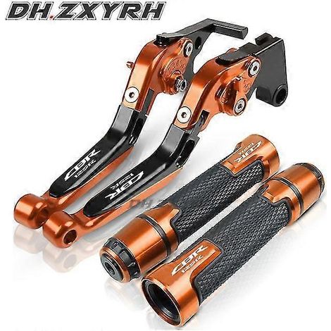 Leviers de frein et d'embrayage réglables CNC pour moto Honda CBR125R (2004-2016) - Poignées d'extrémité de guidon - B