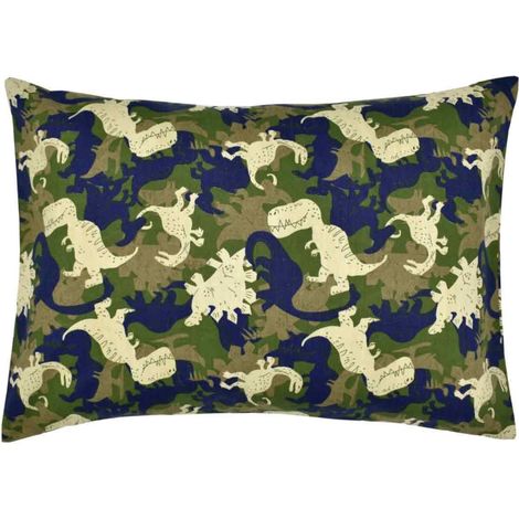 Taie d'oreiller enfant en coton imprimé, style enveloppe, idéale pour les voyages, disponible en plusieurs tailles. (1/5)