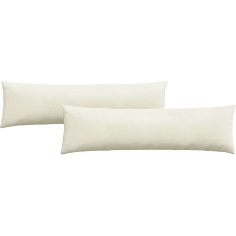 Maison Exclusive - Sofakissen 2 Stück Creme 145 x 40 cm Cordstoff