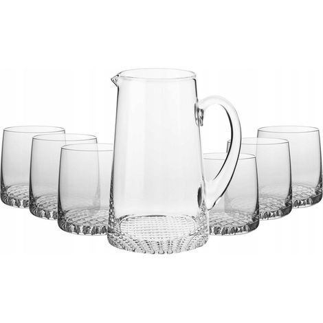 Set Karaffa Krosno Fjord 1000ml e 6 Bicchieri