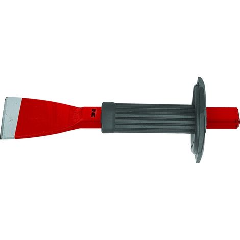 USAG Extra breiter Schneidstahlmeißel mit Handschutz, Klingenbreite 60 mm