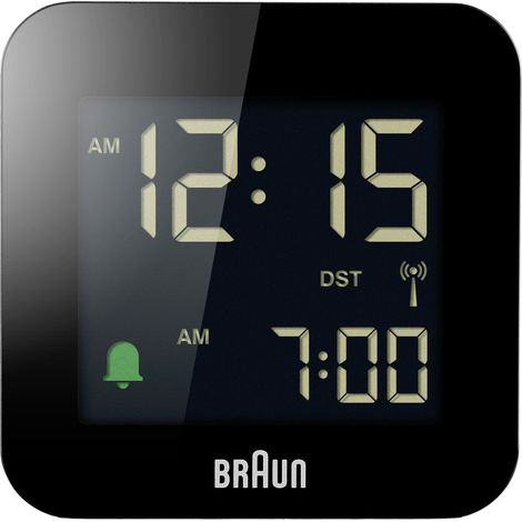 Braun BC 08 B-DCF Funkwecker Multiband schwarz Uhren und Wecker (1/5)
