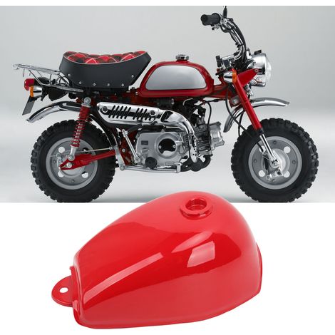 Mini Honda Monkey Z50 Motorrad, roter Tank mit Deckel und Schlüssel (1979-1999) (1/5)