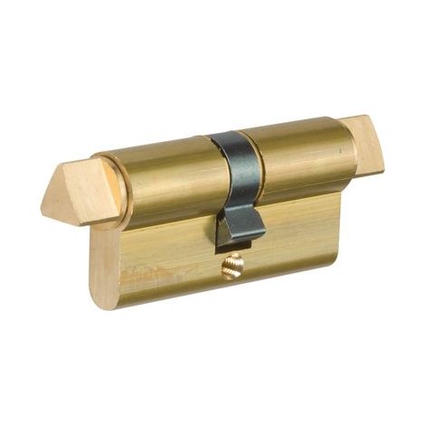 Cylindre double LP 30 x 30 mm à fonction pompier modèle triangle-triangle sortants en 14 mm - FTH THIRARD (1/3)