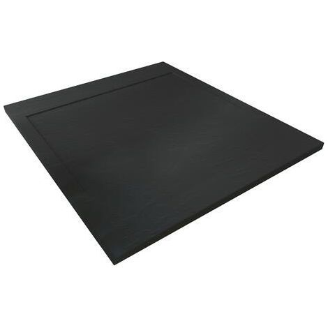 Receveur de Douche Résine de Synthèse Runa  noir 90x120 - Elmer