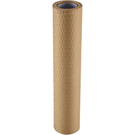 1 rouleau de papier d'emballage recyclé, 12 pouces x 33 pieds, papier alvéolé, compatible avec l'emballage de déménagement, l'emballage, recyclable Cu JG. (1/5)