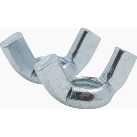Écrou à oreilles zingué Viswood Ø6mm (lot de 4 écrous)