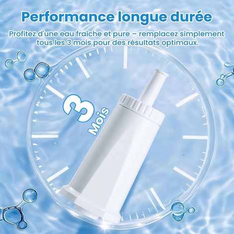 Lot de 6 Filtres à Eau pour Machine à Café Compatible avec Barista Express/Pro/Touch, Oracle Touch, Double Chaudière et Bambino Plus SES810/SES880/SES920/SES980/SES990/SES875/SES008 (1/5)