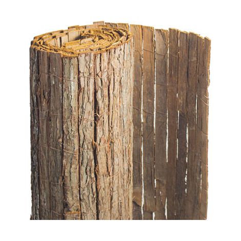 Canisse naturelle en pin – Long 10 m – Hauteur 1 m – Occultation 90% – Traitée anti-UV et résistante à l'eau – Atout Loisir (1/2)