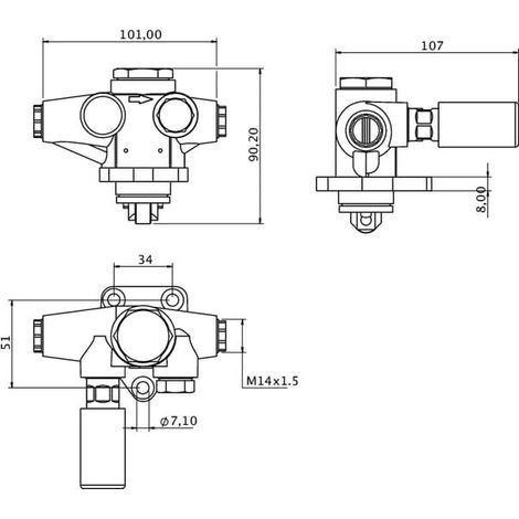 Bomb铆n de alimentaci贸n de combustible UNIVERSAL RE10258KR