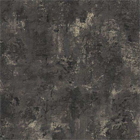 Plaster look wallpaper wall Profhome 388234 hot embossed non-woven wallpaper textured with tangible texture and metallic highlights black gold anthracite 5.33 m2 (1/5)