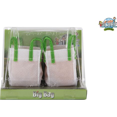 Kids Globe Big Bags, 2 Stück, mit Silofüllung, für Kinder, Material Stoff