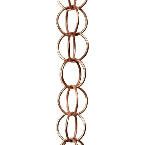Steel Rain Chain for Gutter with Adapter, Garden Gift for Mom, Flower Cups (1/4)