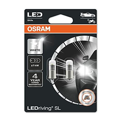 2 lampadine led osram 3893dwp-02b-ba9s 12v 1w (1/4)