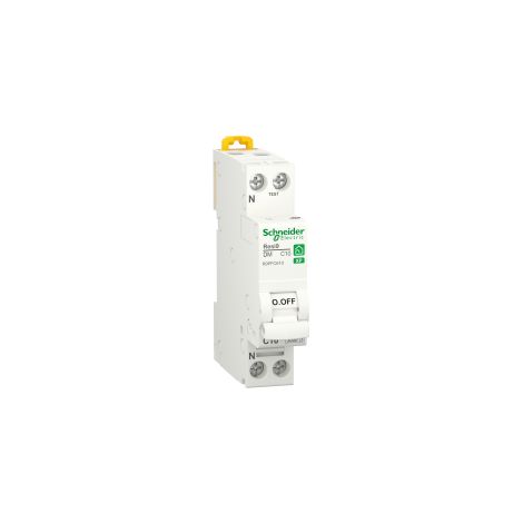 Schneider Electric – Disjoncteur unipolaire 10A – Courbe C – Tension 230V – Installation peignable et encliquetable – Position neutre à gauche