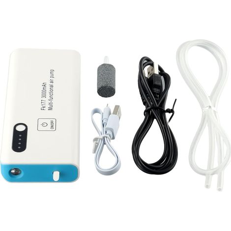 Aérateur de pêche portable, pompe à oxygène à chargement USB, compact et