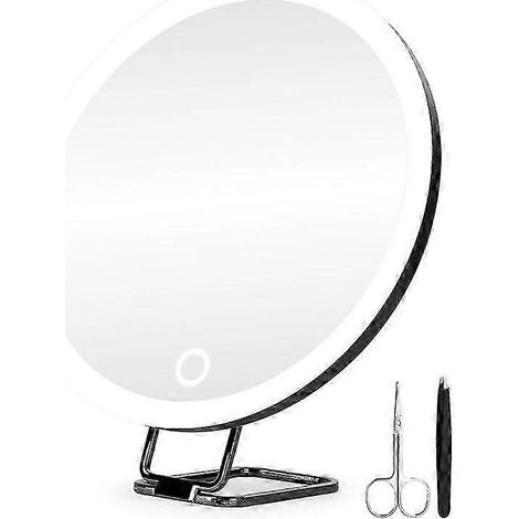 Miroir grossissant, grossissement 30x, idéal pour les applications de maquillage précises (1/5)