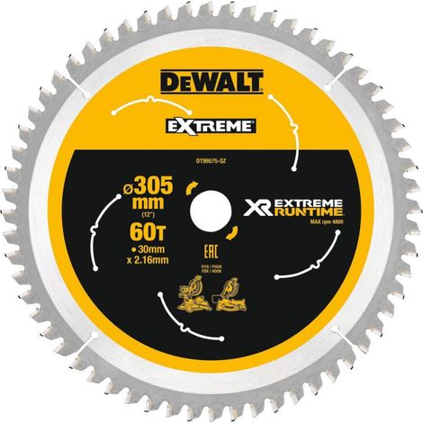 DeWALT - Sägeblatt Holz 305x30 mm, 60 Zähne DT99575
