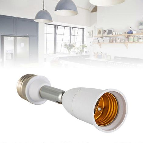 Adaptateur d'extension de douille E26/E27 à E26/E27 flexible à 180° pour luminaire (1/4)