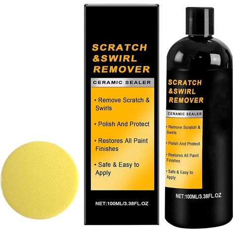 Efface-rayures pour véhicules,100ml Agent de réparation de rayures pour voiture - Polissage et Restauration Automobile - pour SUV Berline Camion Camping-car Garage Atelier Extérieur (1/5)