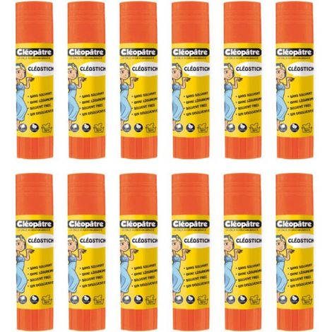 Lot de 12 bâtons De Colle Cléostick - 8G - Cléopâtre