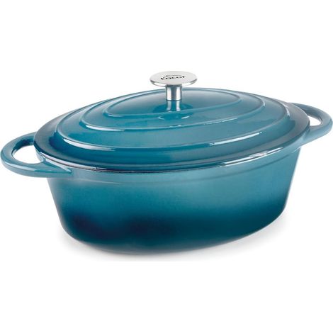 Cocotte ovale 29cm bleu - Lacor - 71709