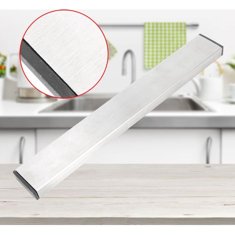 Support magnétique multifonctionnel pour couteaux en acier inoxydable, organisateur d'ustensiles de cuisine, 31 cm (1/5)