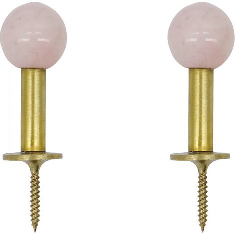 Lot de 2 patères Ball dia 2 cm (1/5)
