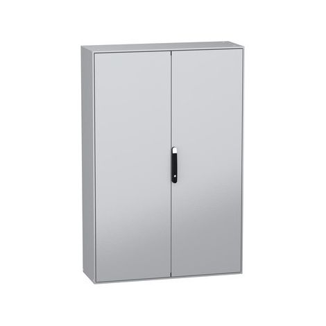 [JAMAIS UTILISE] Armoire Monobloc Électrique SCHNEIDER ELECTRIC Panelset SM 2 Portes 180x120x40cm Gris - NSYSM1812402D (1/5)