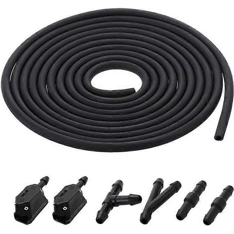 Lot de 7 gicleurs de lave-glace pour bras d'essuie-glace avant avec clapet anti-retour à 4 voies (1/5)