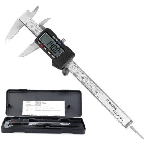 PA Aiperq Professionnel Pieds à Coulisse Vernier Acier Inoxydable Caliper de 150mm Précision Diamètre Profondeur Étape Mesure Outil Micromètre (1/5)