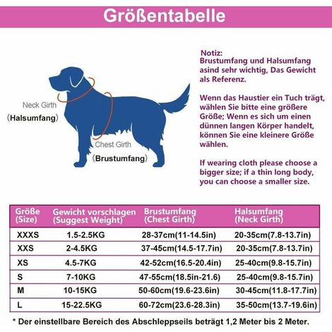 Pettorina per cani e gatti, taglia piccola e media, per cuccioli, riflettente, regolabile, morbida, con gilet imbottito in tessuto a quadri, set pettorina e guinzaglio (XS) (1/4)
