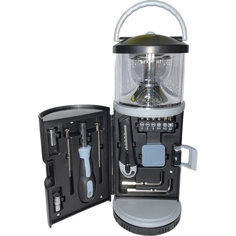 Andowl - Luce Da Campeggio 15in1 Portatile Per Esterni Con Kit Di Attrezzi Combo Q-ly340 - (1/5)
