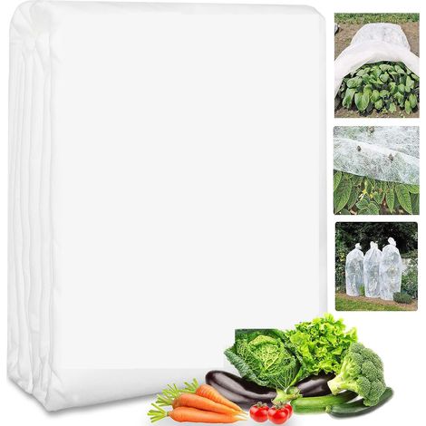 Couverture antigel végétale Non tissée, couverture isolante pour fruits et légumes de jardin, 2.57.5 mètres, blanche (1/5)