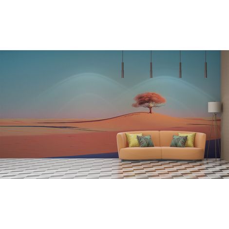 Papier peint déserts - horizon de sable fin - 150 x 250 cm (1/2)