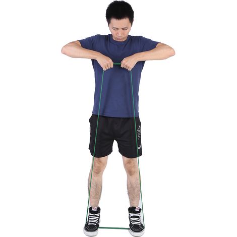 Bandes élastiques de traction en latex pour fitness et exercices de yoga (vert) (1/5)