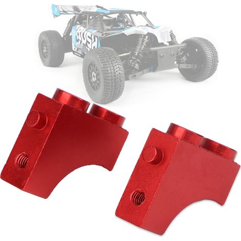 Support Servo Double pour Voiture Télécommandée, Compatible Modèles VRX RH1043 et RH1045 - Réf. 10696R Rouge