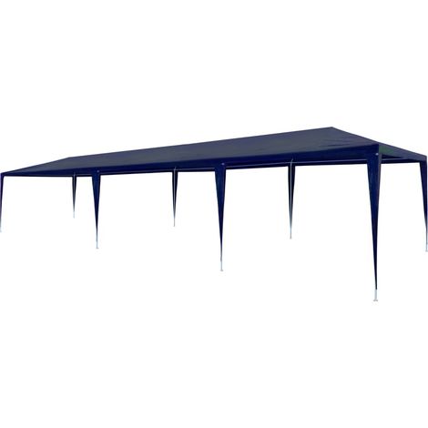 Carpa para fiestas PE azul 3x9 m vidaXL
