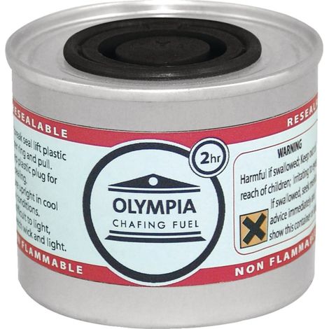 Olympia CB733 sfregamento carburante liquido, 2 ora, argento (confezione da 12)