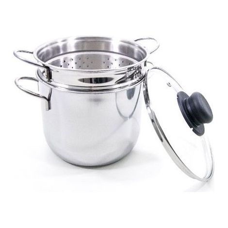 Pentola per la Pasta per induzione con cestello e coperchio Cm 18