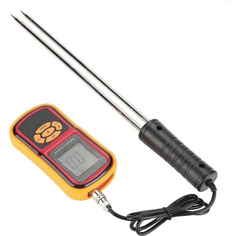 Tragbares digitales LCD-Feuchtemessgerät zur Messung der Getreidefeuchtigkeit und -temperatur (1/5)
