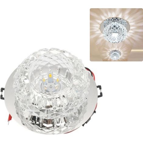 LED moderne en cristal 5W luminaire encastré pour hall d