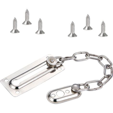 Serrure Portillon,Extérieur Chaîne Porte,Serrure Porte,Coulissante Verrou,Limiteur de Porte,Serrure Sécurité pour Maison Hôtel Appartement Chambre à Coucher Cour 3687mm 2pcs (1/5)