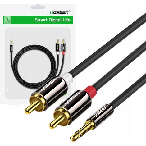 UGREEN Cavo Jack 3.5mm a 2 RCA Maschi Adattatore RCA Jack Audio Stereo