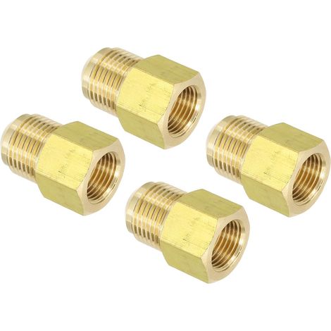4pcs 3/8 Pouce Femelle Flare x 1/2 Pouce Mâle Flare Connecteurs (1/5)