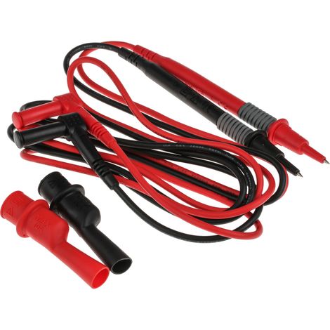 Kit de cordons de test RS PRO 1.2m CAT III 1000V ( Prix pour 1 ) (1/4)