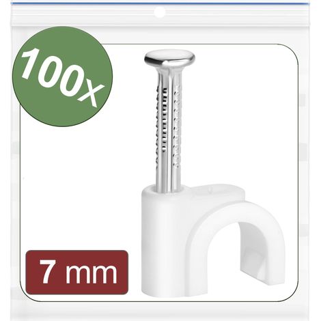 Quadrios 24CA420 Cavalier 24CA420 Plage de Ø du faisceau 4 à 7 mm blanc 100 pc(s)